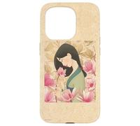 Disney Princess Classic Mulan Lotus Rose Coque pour iPhone 15 Pro