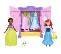 Disney Princess -Coffret La Garde-Robe Royale-avec 2 petites poupées