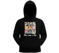 Disney Princess Collage - Sweat à capuche rétro - Once Upon A Time - Conte de fées, Noir , S
