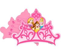 Disney Princess - Couronne - Invitations pack de 6 - Papier SG31763 (taille unique) (Rose)