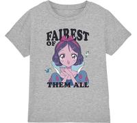 Disney Princess - "Fairest Of Them All" T-Shirt pour enfants TV15076 (128) (Sport Heide)