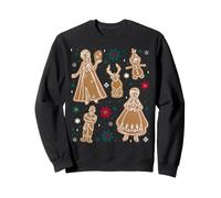 Disney Princess Frozen Christmas Gingerbread Cookies Holiday Sweatshirt