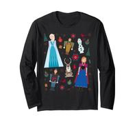 Disney Princess Frozen Holiday Nutcrackers Christmas Collage Manche Longue
