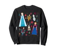 Disney Princess Frozen Holiday Nutcrackers Christmas Collage Sweatshirt
