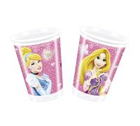 Disney Princess - Gobelet de fête "Glamour", plastique pack de 8 SG30069 (taille unique) (Coloré)
