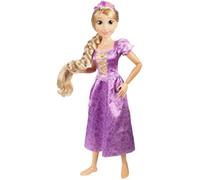 Disney Princess - Grande Poupée Articulée Raiponce avec Accessoires - 80 Cm - Tresse Soyeuse - Licence Officielle - Posable - Acc