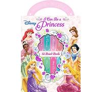 Disney Princess - I Can Be a Princess My First Library Board Book Block 12-Book Set - PI Kids