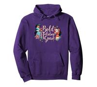 Disney Princess Jasmine and Moana Bold Holiday Spirit Sweat à Capuche, Unisexe pour adultes, Violet, XXL