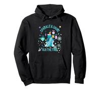 Disney Princess Jasmine Sparkle & Shine Sweat à Capuche, Unisexe pour adultes, Noir, M