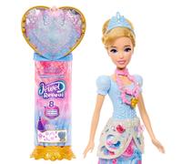 Disney Princess Jewel Reveal Cinderella Fashion Doll w/ 8 Surprises Including Ge