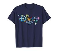 Disney Princess Letters Logo Family Trip Matching 2026 T-Shirt, Homme, Bleu Marine, 6XL