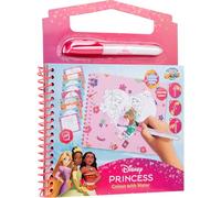 Disney Princess - Livre à Colorier Magique à l'Eau - Color & Create - Feuilles Réutilisables, Ajoutez Juste de l'Eau (DP24354)