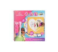 Disney Princess Livre de coloriage avec eau | Livre de coloriage à l'eau réutilisable pour enfants à partir de 3 ans | Avec stylo à eau rechargeable | 12 pages à colorier | Vaiana, Raiponce
