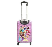 Disney Princess Luggage 20 Inches Hard-Sided Rolling Spinners Carry-On Tween Travel Trolley Suitcase for Kids - Pink