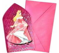 Disney Princess - Magic - Invitations pack de 6 - carton SG28938 (taille unique) (rose/jaune/blanc)