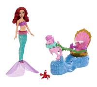 Disney Princess Mattel-Ariel et son Char-Coffret avec poupée et figurine