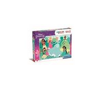Clementoni Puzzle Supercolor 104 pièces Maxi Disney Princess