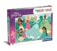 Clementoni Puzzle Supercolor 104 pièces Maxi Disney Princess