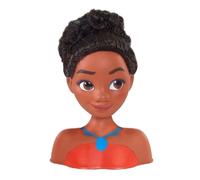 Disney Princess Moana Tête de Coiffure Mini 14 cm avec Brosse à Cheveux pour Le Plaisir de Coiffure, à partir de 3 Ans, Just Play