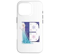 Disney Princess Monogramme La Reine des Neiges Lettre E pour Elsa Coque pour iPhone 16 Pro