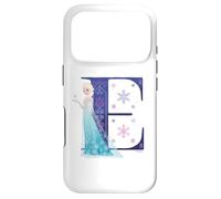 Disney Princess Monogramme La Reine des Neiges Lettre E pour Elsa Coque pour iPhone 17 Pro