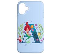 Disney Princess Monogramme sirène Lettre A pour Ariel Coque pour iPhone 16 Plus