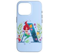 Disney Princess Monogramme sirène Lettre A pour Ariel Coque pour iPhone 16 Pro