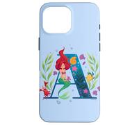 Disney Princess Monogramme sirène Lettre A pour Ariel Coque pour iPhone 16 Pro Max