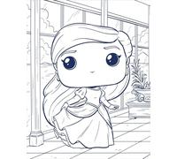 Disney Princess Official Funko Pop! Coloring Book