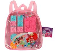 Disney Princess Okidoki Dough Set 300 g - Juego de plastilina en Mochila (Rosa), DP60156