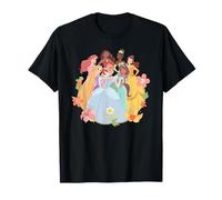 Disney Princess Pastel Princesses Spring Flower Friends T-Shirt