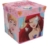 Disney Princess Pouf - 30x30x30 cm Rangement et siège pour enfants