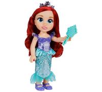 Disney Princess Poupée Ariel, poupée de 35 cm avec yeux " Royal Reflection " - inclut une robe amovible imprimée en holofoil platine scintillant, des chaussures, un diadème et une brosse, parfaite pou