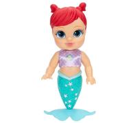 Disney Princess Poupée Ariel Pour L'heure Du Bain 30 Cm / 12", Sous Licence Officielle, Changement De Couleur Activé Par L'eau, Avec Flounder Et Méduses Arroseuses, Adorable Serviette Sebastian Multic