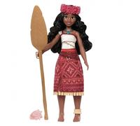 Mattel Poupée chantante Vaiana, tenue et accessoires signature, chante « We’re Back » en 4 langues