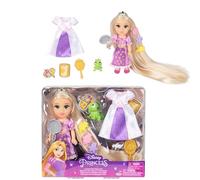 Jakks Pacific Coffret poupée Rapunzel Disney accessoires princesse 15 cm rose