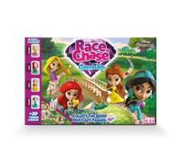 Disney Princess Race N Chase Jeu de société 4 pièces de Jeu de Princesse incluses Belle, Ariel, Raiponce et Jasmin, Excellent Cadeau pour Les Enfants, à partir de 4 Ans