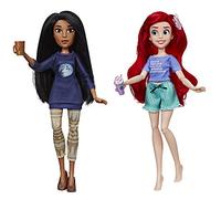 Disney Princess Ralph Breaks The Internet Movie Dolls, Ariel & Pocahontas Dolls with Comfy Clothes & Accessories