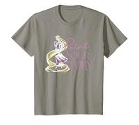 Disney Princess Rapunzel Paint Your Story T-Shirt, Enfant, Ardoise, 10 ans