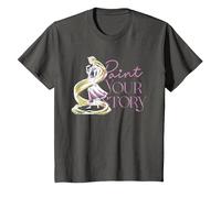 Disney Princess Rapunzel Paint Your Story T-Shirt, Enfant, Asphalte, 8 ans