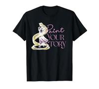 Disney Princess Rapunzel Paint Your Story T-Shirt, Homme, Noir, 4XL