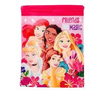 Disney Princess Sac à chaussures avec cordon de serrage, rose, taille unique
