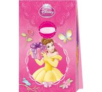 Disney Princess - Sacs de fête en papier "Belle" pack de 6 SG29237 (taille unique) (rose/jaune)
