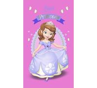 Disney Princess Serviette de bain Best Sofia the First - 70 x 120 cm - 100 % coton - Qualité velours - Serviette de plage - Serviette de bain - Serviette de sauna - Raiponce, Cendrillon, Blanche-Neige