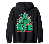 Disney Princess Sparkle Bright This Christmas Winter Holiday Sweat à Capuche