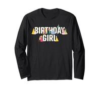 Disney Princess Squad Birthday Girl Matching Birthday Party Manche Longue