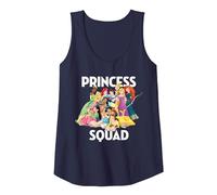 Disney Princess Squad Group Débardeur, Femme, Bleu Marine, XXL