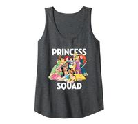 Disney Princess Squad Group Débardeur, Femme, Chiné Foncé, XXL