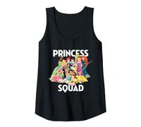 Disney Princess Squad Group Débardeur, Femme, Noir, XXL