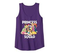 Disney Princess Squad Group Débardeur, Femme, Violet, M